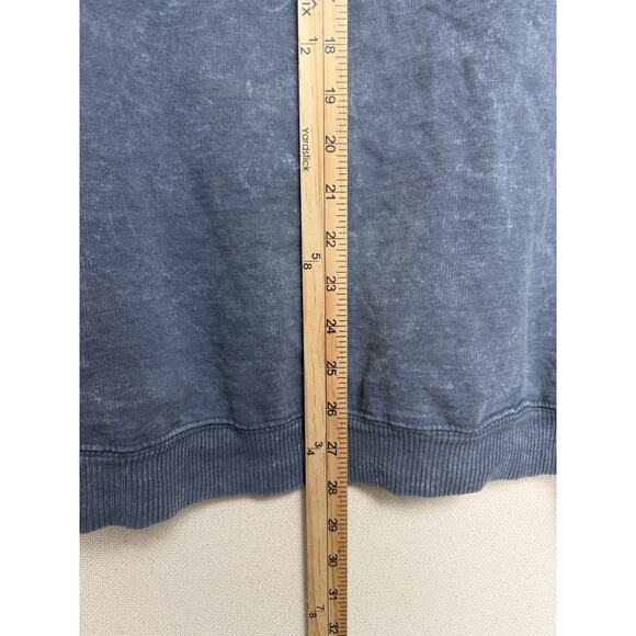 Gulf Shores Alabama “Surf Paradise” Sweatshirt Sz L Blue Beach Grunge Tropical - Picture 5 of 10